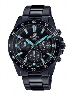 CASIO EDIFICE นาฬิกาข้อมือ นาฬิกากันน้ำ นาฬิกาของแท้ ประกันศูนย์ CMG 1 ปี รุ่น EFV-570DC-1A นาฬิกาสีดำ