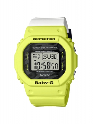 CASIO BABY-G นาฬิกาข้อมือ นาฬิกากันน้ำ นาฬิกาของแท้ ประกันศูนย์ CMG 1 ปี รุ่น BGD-560TG-9D นาฬิกาสีเหลือง