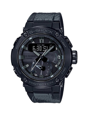 CASIO G-SHOCK นาฬิกาข้อมือ นาฬิกากันน้ำ นาฬิกาของแท้ ประกันศูนย์ CMG 1 ปี รุ่น GST-B200TJ-1A นาฬิกาสีดำ