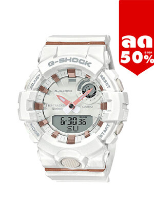 CASIO G-SHOCK นาฬิกาข้อมือ นาฬิกากันน้ำ นาฬิกาของแท้ ประกันศูนย์ CMG 1 ปี รุ่น GMA-B800-7A นาฬิกาสีสีขาว