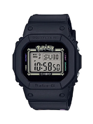 CASIO BABY-G นาฬิกาข้อมือ นาฬิกากันน้ำ นาฬิกาของแท้ ประกันศูนย์ CMG 1 ปี รุ่น BGD-560PKC-1D นาฬิกาสีดำ