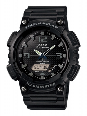 CASIO MID YEAR SALE นาฬิกาคาสิโอ พร้อมส่ง นาฬิกาข้อมือ นาฬิกากันน้ำ นาฬิกาของแท้ ประกันศูนย์ CMG 1 ปี รุ่น AQ-S810W-1A2 นาฬิกาสีดำ