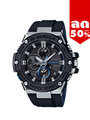 CASIO MID YEAR SALE G-SHOCK พร้อมส่ง นาฬิกาข้อมือ นาฬิกากันน้ำ นาฬิกาของแท้ ประกันศูนย์ CMG 1 ปี รุ่น GST-B100XA-1A นาฬิกาสีดำ