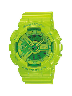 CASIO G-SHOCK G-SHOCK นาฬิกาข้อมือ นาฬิกากันน้ำ นาฬิกาของแท้ ประกันศูนย์ CMG 1 ปี รุ่น GA-110B-3 นาฬิกาสีเขียว