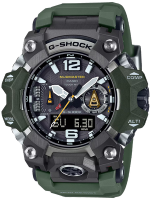 CASIO G-SHOCK นาฬิกาข้อมือ นาฬิกากันน้ำ นาฬิกาของแท้ ประกันศูนย์ CMG 1 ปี รุ่น GWG-ฺB1000-3A นาฬิกาสีเขียว
