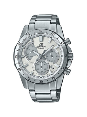  EDIFICE นาฬิกาข้อมือ นาฬิกากันน้ำ นาฬิกาของแท้ ประกันศูนย์ CMG 1 ปี รุ่น EQS-930MD-8A นาฬิกาสีเงิน