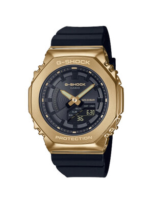 CASIO G-SHOCK นาฬิกาข้อมือ นาฬิกากันน้ำ นาฬิกาของแท้ ประกันศูนย์ CMG 1 ปี รุ่น GM-S2100GB-1A นาฬิกาสีทอง