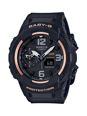 CASIO BABY-G นาฬิกาข้อมือ นาฬิกากันน้ำ นาฬิกาของแท้ ประกันศูนย์ CMG 1 ปี รุ่น BGA-230GGA-1B นาฬิกาสีดำ
