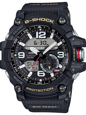 CASIO G-SHOCK นาฬิกาข้อมือ นาฬิกากันน้ำ นาฬิกาของแท้ ประกันศูนย์ CMG 1 ปี รุ่น GG-1000-1A นาฬิกาสีดำ