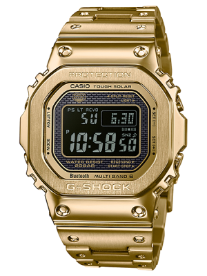 CASIO G-SHOCK นาฬิกาข้อมือ นาฬิกากันน้ำ นาฬิกาของแท้ ประกันศูนย์ CMG 1 ปี รุ่น GMW-B5000GD-9D นาฬิกาสีทอง
