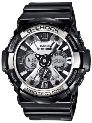CASIO G-SHOCK นาฬิกาข้อมือ นาฬิกากันน้ำ นาฬิกาของแท้ ประกันศูนย์ CMG 1 ปี รุ่น GA-200BW-1A นาฬิกาสีดำ