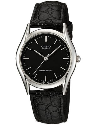 CASIO นาฬิกาคาสิโอ นาฬิกาข้อมือ นาฬิกากันน้ำ นาฬิกาของแท้ ประกันศูนย์ CMG 1 ปี รุ่น MTP-1094E-1A นาฬิกาสีดำ