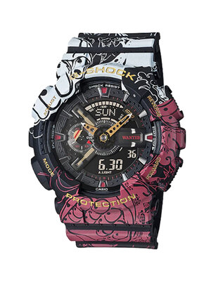 CASIO MID YEAR SALE G-SHOCK พร้อมส่ง นาฬิกาข้อมือ นาฬิกากันน้ำ นาฬิกาของแท้ ประกันศูนย์ CMG 1 ปี รุ่น GA-110JOP-1A4 นาฬิกาสีดำ