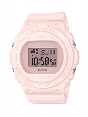 CASIO BABY-G นาฬิกาข้อมือ นาฬิกากันน้ำ นาฬิกาของแท้ ประกันศูนย์ CMG 1 ปี รุ่น BGD-570-4D นาฬิกาสีชมพู