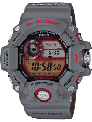 CASIO G-SHOCK นาฬิกาข้อมือ นาฬิกากันน้ำ นาฬิกาของแท้ ประกันศูนย์ CMG 1 ปี รุ่น GW-9400KJ-8J นาฬิกาสีเทา