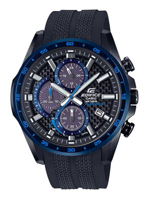 CASIO EDIFICE นาฬิกาข้อมือ นาฬิกากันน้ำ นาฬิกาของแท้ ประกันศูนย์ CMG 1 ปี รุ่น EQS-900PB-1B นาฬิกาสีดำ