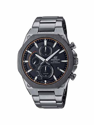 CASIO EDIFICE นาฬิกาข้อมือ นาฬิกากันน้ำ นาฬิกาของแท้ ประกันศูนย์ CMG 1 ปี รุ่น EFS-S570DC-1A นาฬิกาสีดำ