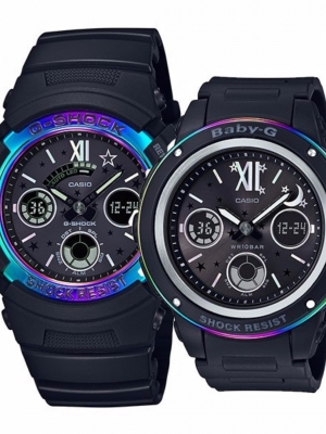 CASIO LOVESET นาฬิกาข้อมือ นาฬิกากันน้ำ นาฬิกาของแท้ ประกันศูนย์ CMG 1 ปี รุ่น LOV-17B-1A นาฬิกาสีดำ