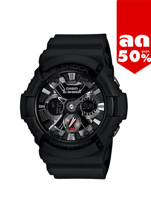 CASIO G-SHOCK นาฬิกาข้อมือ นาฬิกากันน้ำ นาฬิกาของแท้ ประกันศูนย์ CMG 1 ปี รุ่น GA-201-1A นาฬิกาสีดำ