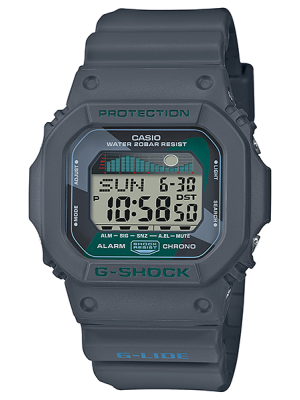 CASIO MID YEAR SALE G-SHOCK พร้อมส่ง นาฬิกาข้อมือ นาฬิกากันน้ำ นาฬิกาของแท้ ประกันศูนย์ CMG 1 ปี รุ่น GLX-5600VH-1 นาฬิกาสีเทา