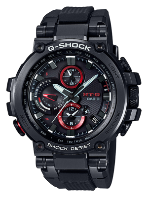 CASIO G-SHOCK นาฬิกาข้อมือ นาฬิกากันน้ำ นาฬิกาของแท้ ประกันศูนย์ CMG 1 ปี รุ่น MTG-B1000B-1A นาฬิกาสีดำ