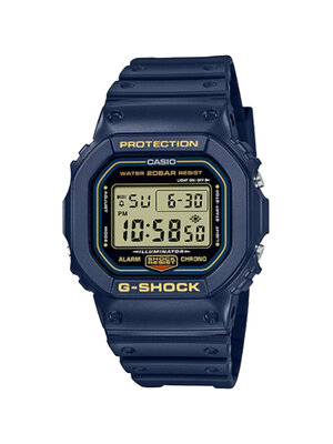 CASIO MID YEAR SALE G-SHOCK นาฬิกาข้อมือ นาฬิกากันน้ำ นาฬิกาของแท้ ประกันศูนย์ CMG 1 ปี รุ่น DW-5600RB-2 นาฬิกาสีน้ำเงิน