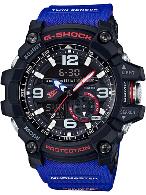 CASIO G-SHOCK นาฬิกาข้อมือ นาฬิกากันน้ำ นาฬิกาของแท้ ประกันศูนย์ CMG 1 ปี รุ่น GG-1000TLC-1A นาฬิกาสีน้ำเงิน