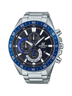 CASIO EDIFICE นาฬิกาข้อมือ นาฬิกากันน้ำ นาฬิกาของแท้ ประกันศูนย์ CMG 1 ปี รุ่น EFV-620D-1A2 นาฬิกาสีเงิน
