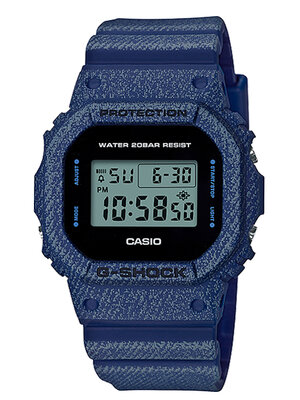 CASIO MID YEAR SALE G-SHOCK พร้อมส่ง นาฬิกาข้อมือ นาฬิกากันน้ำ นาฬิกาของแท้ ประกันศูนย์ CMG 1 ปี รุ่น DW-5600DE-2D นาฬิกาสีน้ำเงิน