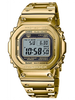 CASIO G-SHOCK นาฬิกาข้อมือ นาฬิกากันน้ำ นาฬิกาของแท้ ประกันศูนย์ CMG 1 ปี รุ่น GMW-B5000TFG-9D นาฬิกาสีทอง