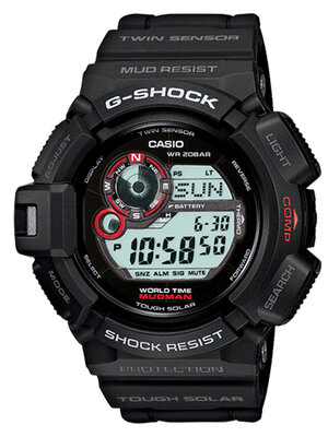 CASIO G-SHOCK นาฬิกาข้อมือ นาฬิกากันน้ำ นาฬิกาของแท้ ประกันศูนย์ CMG 1 ปี รุ่น G-9300-1D นาฬิกาสีดำ