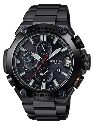 CASIO G-SHOCK นาฬิกาข้อมือ นาฬิกากันน้ำ นาฬิกาของแท้ ประกันศูนย์ CMG 1 ปี รุ่น MRG-G2000B-1A นาฬิกาสีดำ