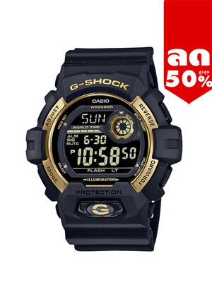CASIO G-SHOCK นาฬิกาข้อมือ นาฬิกากันน้ำ นาฬิกาของแท้ ประกันศูนย์ CMG 1 ปี รุ่น G-8900GB-1D นาฬิกาสีดำ