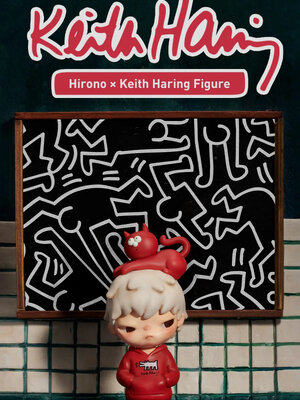 POP MART Hirono x Keith Haring Figure แมวแดง