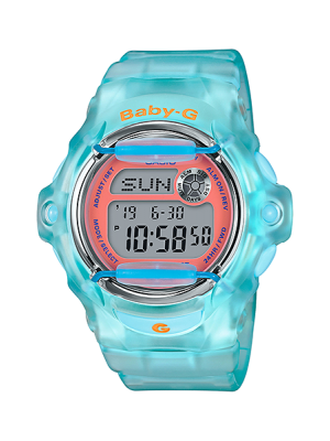 CASIO BABY-G นาฬิกาข้อมือ นาฬิกากันน้ำ นาฬิกาของแท้ ประกันศูนย์ CMG 1 ปี รุ่น BG-169R-2C นาฬิกาสีฟ้า