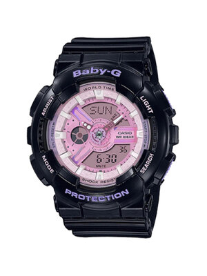 CASIO BABY-G นาฬิกาข้อมือ นาฬิกากันน้ำ นาฬิกาของแท้ ประกันศูนย์ CMG 1 ปี รุ่น BA-110PL-1A นาฬิกาสีดำ