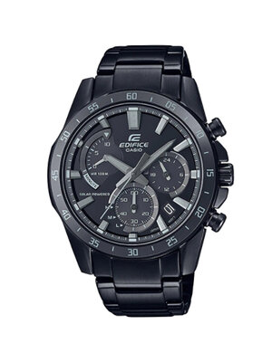 CASIO EDIFICE นาฬิกาข้อมือ นาฬิกากันน้ำ นาฬิกาของแท้ ประกันศูนย์ CMG 1 ปี รุ่น EQS-930MDC-1A นาฬิกาสีดำ