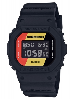 CASIO G-SHOCK นาฬิกาข้อมือ นาฬิกากันน้ำ นาฬิกาของแท้ ประกันศูนย์ CMG 1 ปี รุ่น DW-5600HDR-1D นาฬิกาสีดำ