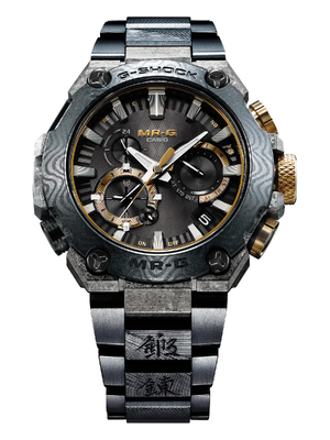 CASIO G-SHOCK นาฬิกาข้อมือ นาฬิกากันน้ำ นาฬิกาของแท้ ประกันศูนย์ CMG 1 ปี รุ่น MRG-B2000GA-1A นาฬิกาสีดำ