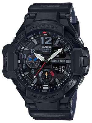 CASIO G-SHOCK นาฬิกาข้อมือ นาฬิกากันน้ำ นาฬิกาของแท้ ประกันศูนย์ CMG 1 ปี รุ่น GA-1100-1A1 นาฬิกาสีดำ