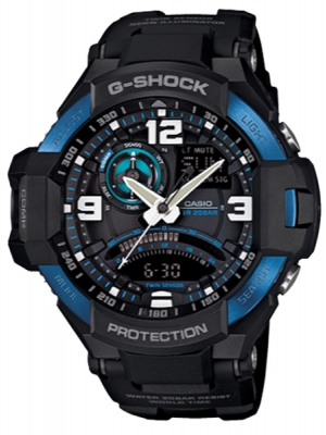 CASIO G-SHOCK นาฬิกาข้อมือ นาฬิกากันน้ำ นาฬิกาของแท้ ประกันศูนย์ CMG 1 ปี รุ่น GA-1000-2B นาฬิกาสีดำ
