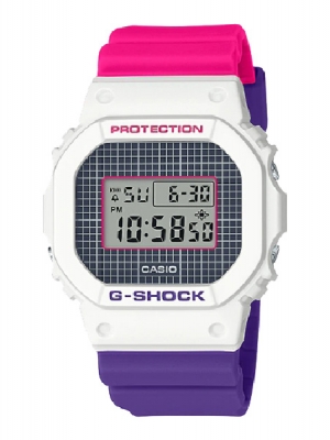 CASIO MID YEAR SALE G-SHOCK พร้อมส่ง นาฬิกาข้อมือ นาฬิกากันน้ำ นาฬิกาของแท้ ประกันศูนย์ CMG 1 ปี รุ่น DW-5600THB-7D นาฬิกาสีขาว