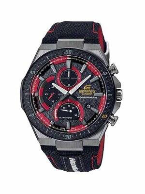 CASIO EDIFICE นาฬิกาข้อมือ นาฬิกากันน้ำ นาฬิกาของแท้ ประกันศูนย์ CMG 1 ปี รุ่น EFS-560HR-1A นาฬิกาสีดำ