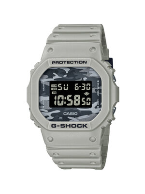 CASIO G-SHOCK นาฬิกาข้อมือ นาฬิกากันน้ำ นาฬิกาของแท้ ประกันศูนย์ CMG 1 ปี รุ่น DW-5600CA-8 นาฬิกาสีเทา