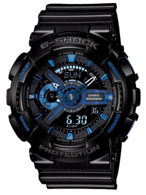 CASIO G-SHOCK นาฬิกาข้อมือ นาฬิกากันน้ำ นาฬิกาของแท้ ประกันศูนย์ CMG 1 ปี รุ่น GA-113B-1A นาฬิกาสีดำ