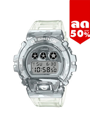 CASIO MID YEAR SALE G-SHOCK พร้อมส่ง นาฬิกาข้อมือ นาฬิกากันน้ำ นาฬิกาของแท้ ประกันศูนย์ CMG 1 ปี รุ่น GM-6900SCM-1 นาฬิกาสีเงิน