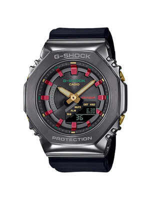 CASIO MID YEAR SALE G-SHOCK พร้อมส่ง นาฬิกาข้อมือ นาฬิกากันน้ำ นาฬิกาของแท้ ประกันศูนย์ CMG 1 ปี รุ่น GM-S2100CH-1A นาฬฺกาสีดำ