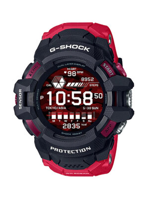 CASIO G-SHOCK นาฬิกาข้อมือ นาฬิกากันน้ำ นาฬิกาของแท้ ประกันศูนย์ CMG 1 ปี รุ่น GSW-H1000-1A4 นาฬิกาสีแดง