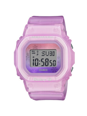 CASIO BABY-G นาฬิกาข้อมือ นาฬิกากันน้ำ นาฬิกาของแท้ ประกันศูนย์ CMG 1 ปี รุ่น BGD-560WL-4 นาฬิกาสรชมพู