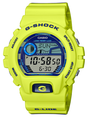CASIO G-SHOCK นาฬิกาข้อมือ นาฬิกากันน้ำ นาฬิกาของแท้ ประกันศูนย์ CMG 1 ปี รุ่น GLX-6900SS-9 นาฬิกาสีเขียว